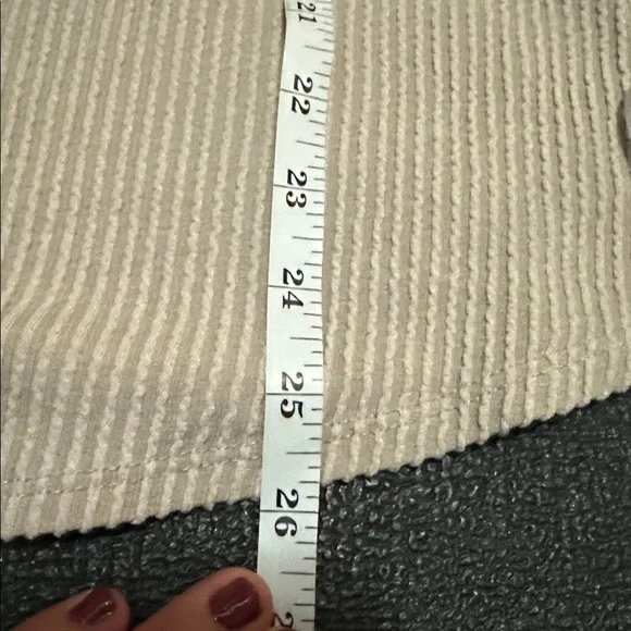 Maurice’s 24/7 Sleeveless Ribbed Knit Top in Beige size medium - Picture 7 of 8